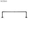 Industrial Pipe Wall-Mounted Clothes Rack