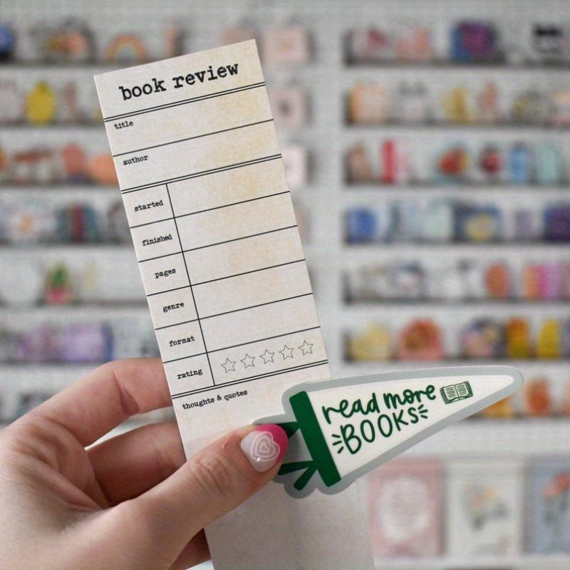 Read More Books Pennant Sticker | Cute Decal for Laptop and Water Bottle | Waterproof and Weatherproof Sticker | Bookish Kindle Sticker