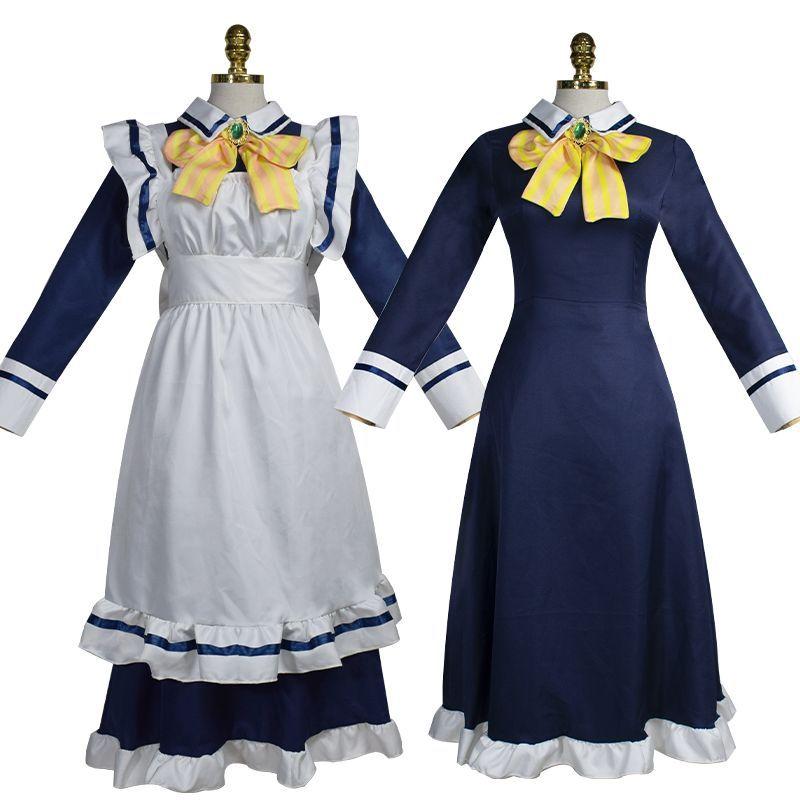 Oblečení pro služky Muži nosí Cosplay Roztomilé japonské šaty Lolita Anime Oblečení pro služky Loli Black Maid Oblečení Lolita Kawaii Gothic