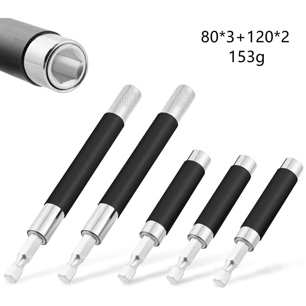 Magnetic 1/4 Hex Self-Locking Drill Extension Rod, 6.35mm