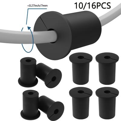 10/16 Stück 3/4 Zoll Starlink Wandkabeldurchführung Tüllen für Ethernet-Kabel 24/19 mm Lochdurchmesser zum Schutz des Kabels