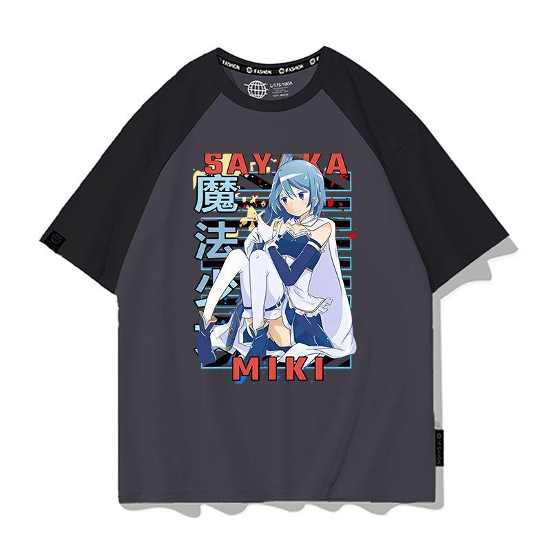 Anime Puella Magi Madoka Magica Cosplay Printed Short Sleeves TShirt Casual Tee Fashion Shirts In Summer Birthday Gifts