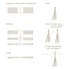 20PCSDIY Party Tassel Banner Wedding Baby Gift Birthday Banner Home Decoration