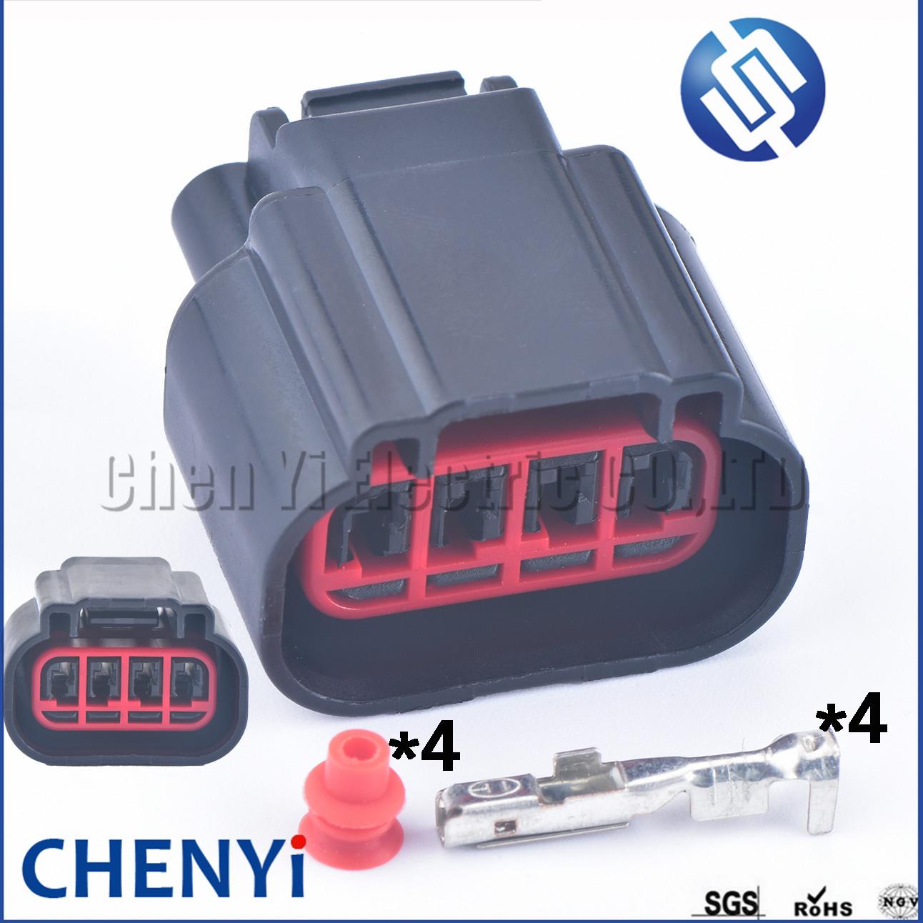 4 Pin 1.5 Series Auto Electrical Connector Car Waterproof Socket Automobile Fog Lamp Cable Socket for E-5658 NO&4P