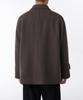 Musinsa Standard Wool Blend Oversized Half Balmacaan Coat [Heather Brown]