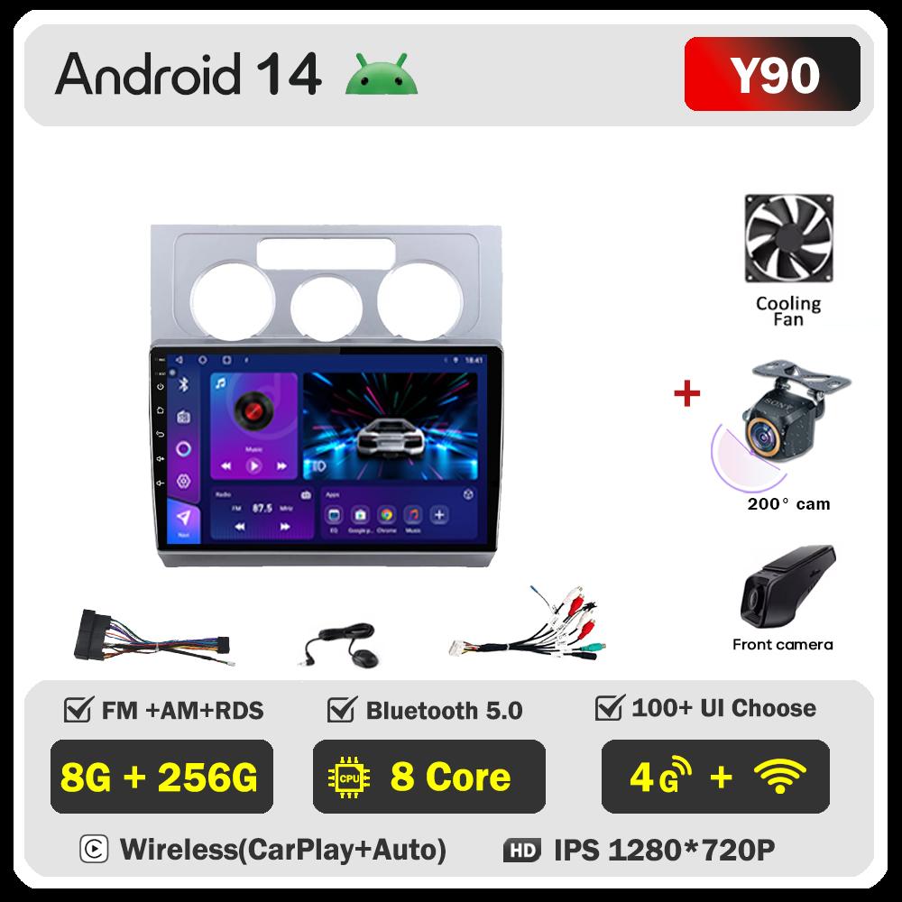 Pentru Volkswagen Touran 1 2003-2010 Radio Auto Android Stereo Unitate Principală Navigație GPS Ecran Tactil Mirror Link Sistem Inteligent