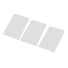3Pcs Upper Top Screen Lens Replacement Plastic Cover for 2DS Handheld Game Console LCD Screen Parts Accessories