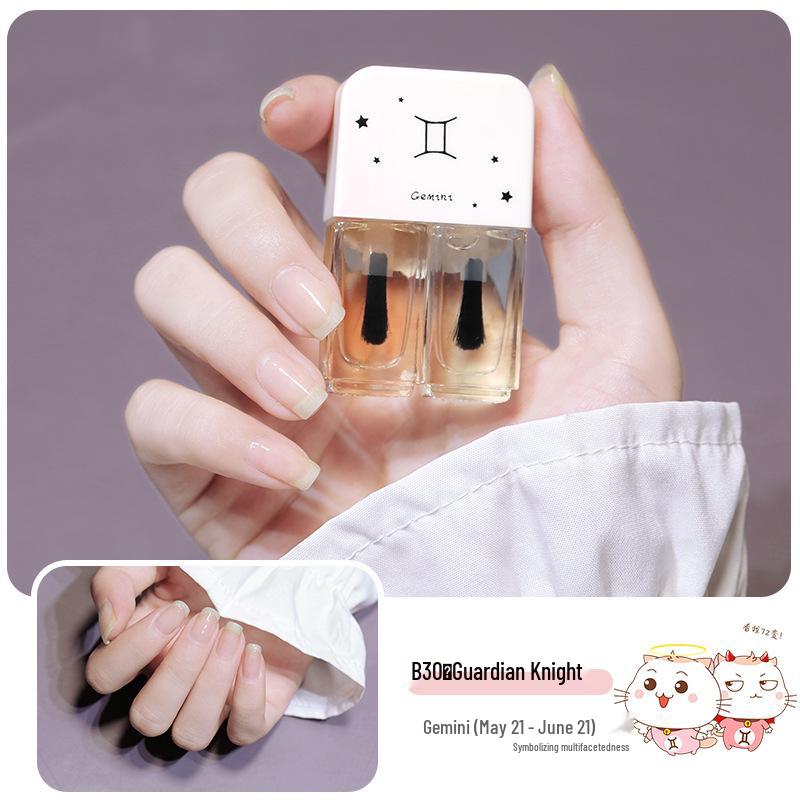 Twelve Constellations Twin Nail Polish - Quick-Dry, Long-Lasting, Peelable