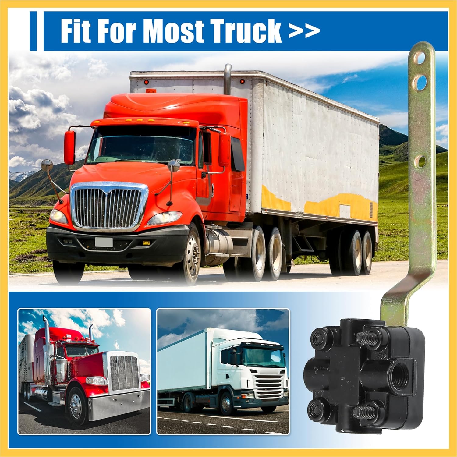 

1 Set 50433001 60826000 Air Suspension Ride Height Level Control Valve Auto Replacement Parts