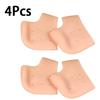 Silicone Heel Protectors Gel Heel Cups & Cushion Inserts Cushioned Sole Cups for Plantar Fasciitis for Cracked Footbed Relief