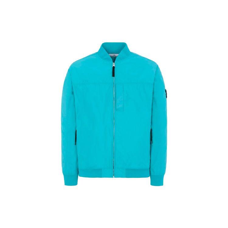 

Stone Island Zip Micro Logo Jacket Men Jacket Blue 721540622-V0042 XL