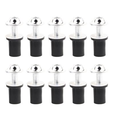 10 Stück Universelle Motorrad Windschutzscheibe M5 Innensechskantschrauben