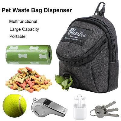 Dogs Waste Bags Multifunctional With Hook Pet Waste Bag Dispenser Dog Poop Bag Holder Dog Treat Pouch Dog Training Bag