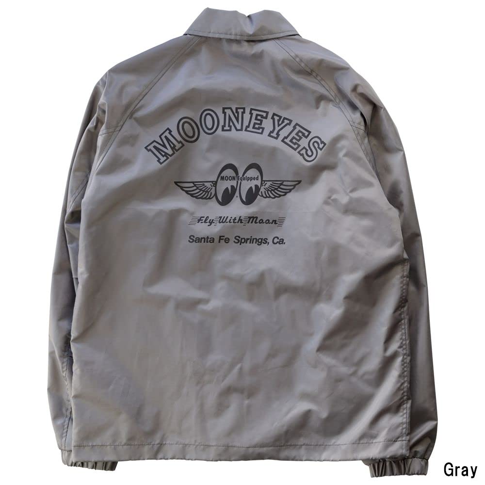 MOONEYES Motorcycle Riding Coach [MOONEYES] Jacket, Gray, OMJ-028 (L)