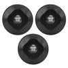 3PCS RGB Colorful Puck Light Battery Operated USB Rechargeable Under Cabinet Lighting with Remote