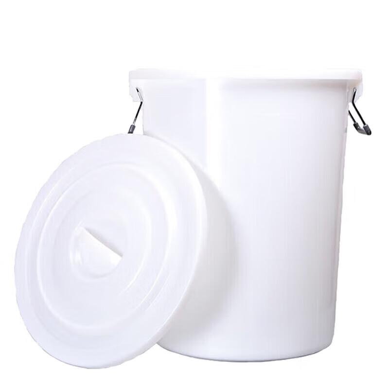 Thickened White Plastic Industrial Bucket