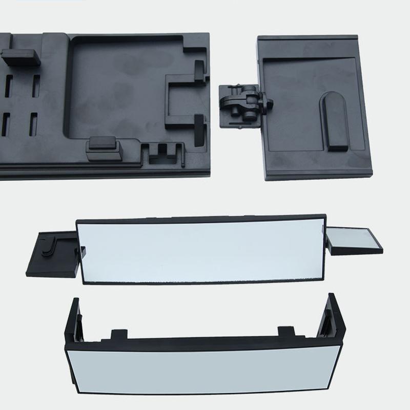 Car Clip On Rear View Mirror Convex Mirror Driving Safety Universal Wide Angle Rear View Mirror Auto Car Interior