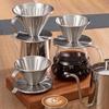 Stainless Steel Pour Over Coffee Dripper Reusable Rustproof Design Perfect For Home Office Coffee Brewing