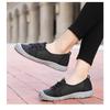 Large Size Women's Shoes Middle-aged and Elderly Casual Shoes Breathable Flat Bottomed Cloth Shoes Toe Caps Soft Soled Walking Shoes