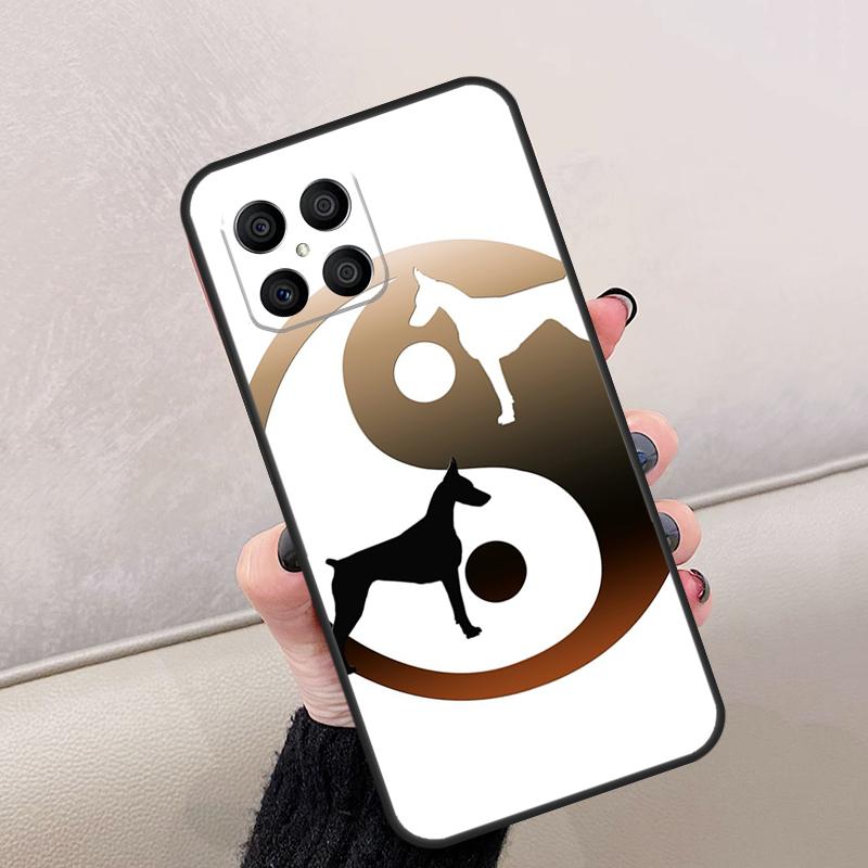 

Cartoon Doberman Dog For Honor Magic 8 Pro 6 7 Lite Case For Honor Win RT 400 200 50 70 90 X8c X8b X9a X9b X9c X9d Honor Magic6 Lite