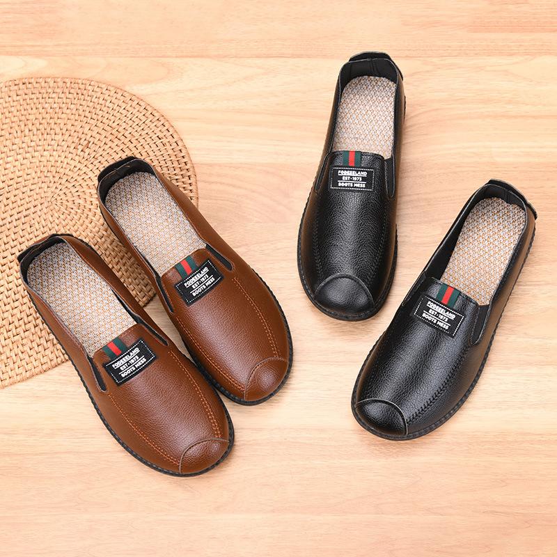 Women Waterproof Leather Casual Sports Shoes for Middle-Aged and Elderly Women