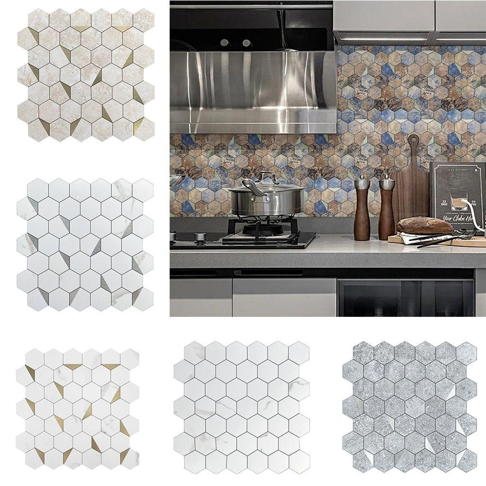 Samolepicí 3D stereo nástěnné samolepky Vodotěsné Olejuvzdorné Zástěna na zeď Samolepky na zeď Design cihel Vlhkosti odolné