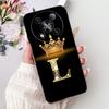 For ITEL RS4 2025 Fashion Crown Letter Phone Case For Itel RS4 S666LN Black Silicone Soft TPU Cases Bumpers