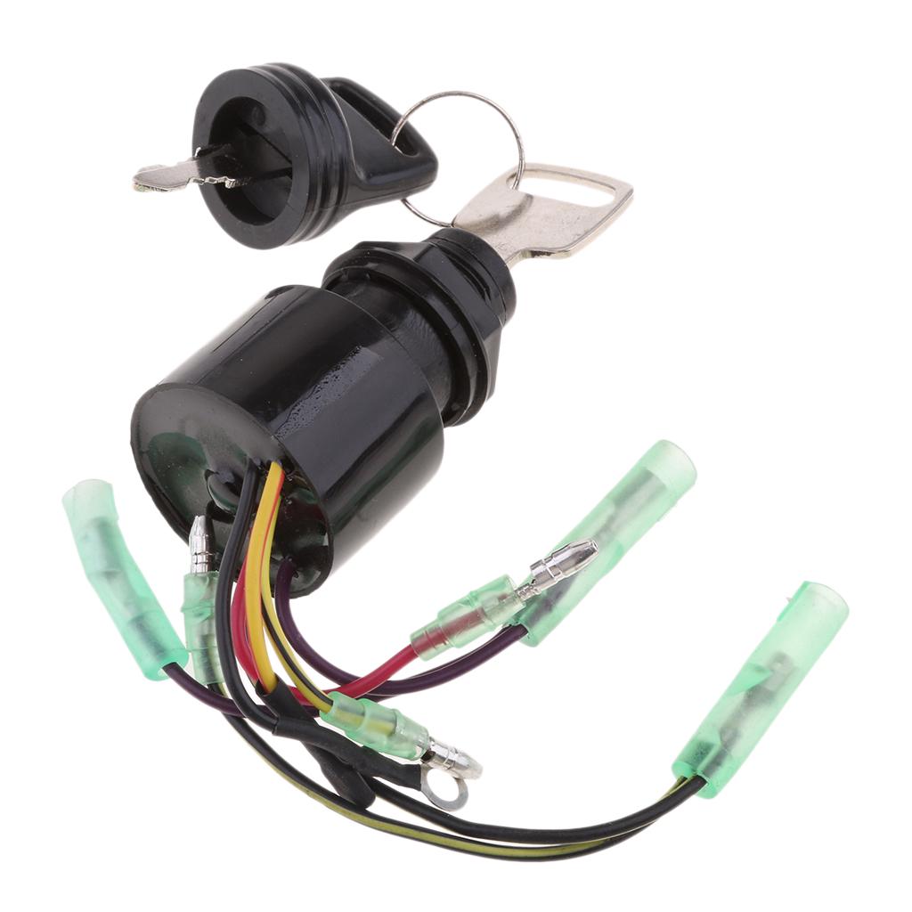 Boat Motor Ignition Key Switch 87-17009A5 for Mercury 3 Position Off-Run-Start
