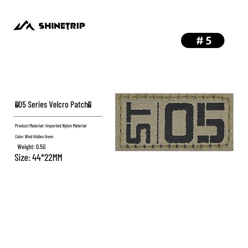 

Mountain Fun Shinetrip Outdoor Morale Patch Velcro Backpack