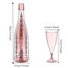 Lightweight Champagne Glasses Reusable Cocktail Cups Durable Wine Glasses  Birthday