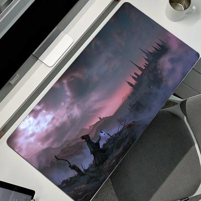 Bloodborne Spiel Mauspads Schreibtischunterlage Groß Rutschfest Ausfransungsfrei Mauspads Tastatur Ergonomisch Büro Gummi PC Zuhause Benutzerdefinierte Tischmatten