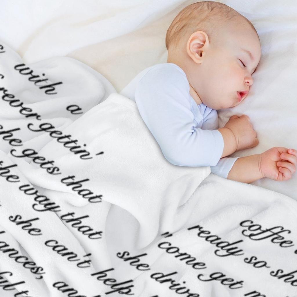 BEAUTIFUL CRAZY Throw Blanket Designers Cute Thins Comforter Blankets