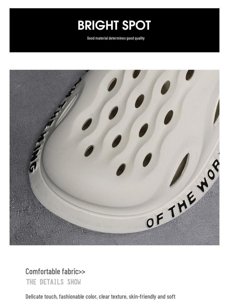 Chaussures de Jardin Noix de Coco à Bout Fermé pour Homme – Semelle Souple, Respirantes, Sandales et Pantoufles Tendance Tout-Allant pour la Plage.