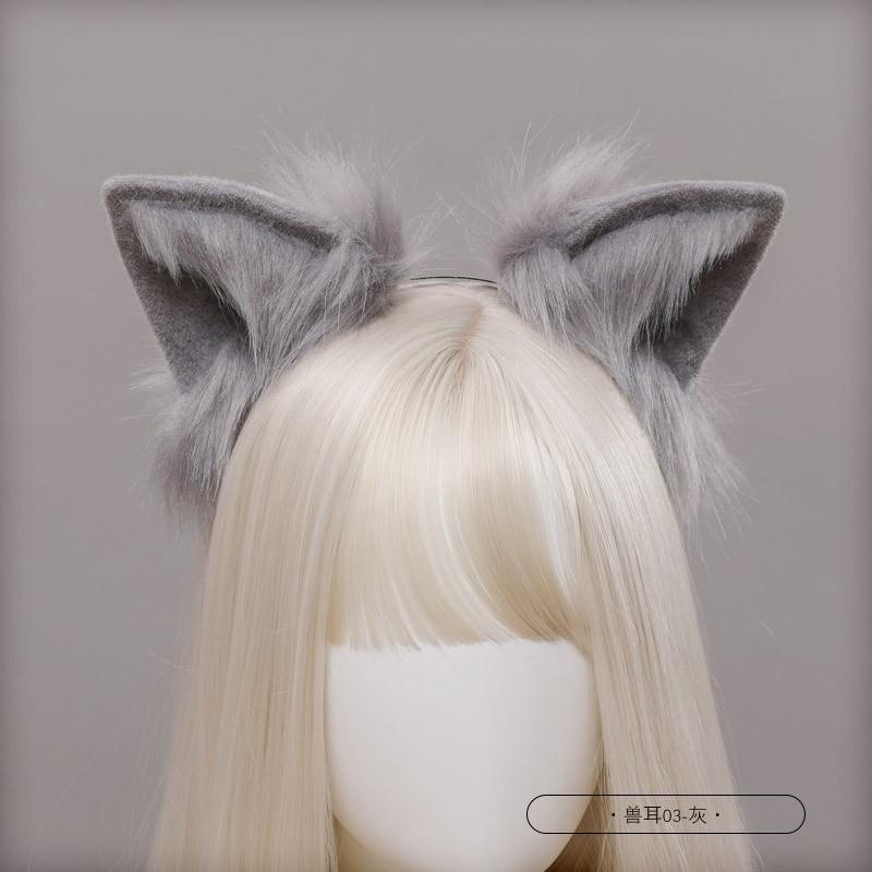 Handmade Plush Fox Tail Cosplay Accessory Anime Conventions Unisex Animal Costume Prop