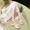 2024 Summer Gladiator Women Sandals Fashion Elegant Soft Sole Commute Shoes Ladies Comfort Thick Bottom Beach Sandalias