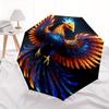 1pc Colorful Bird Durable Cartoon Folding Umbrella,Compact Umbrella for Men and Women, Suitable for Travel or Daily Use.R002