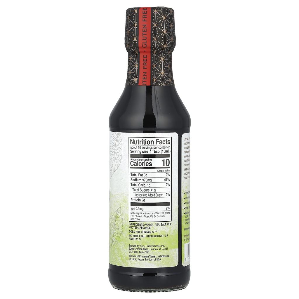 San-J, Tamari Free, 10 fl oz (296 ml)