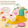 Children DIY Ice Cream Maker Kit Easy Fun Play House Toys Visual Shaved Ice Easy To Clean Encourages