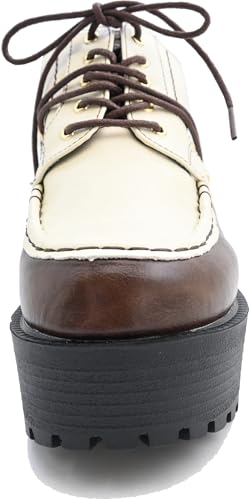 Yosuke Platform Sandals 2810102 Women's Ivory Combination Sandals, Sizes 24.0cm-24.5cm