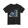 Unisex Adult T Shirt Caterpillar Geometric Multicolored Surreal Insect Tee Retro