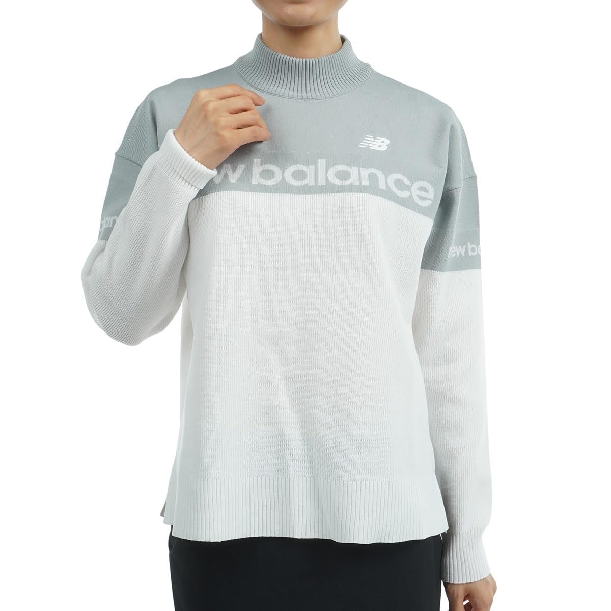 

Гольф трикотажный с круглым вырезом x Белый 2 [New Balance] (Эластичный/логотип жаккард) / Женский / 012-4270502 022_Серый [L]