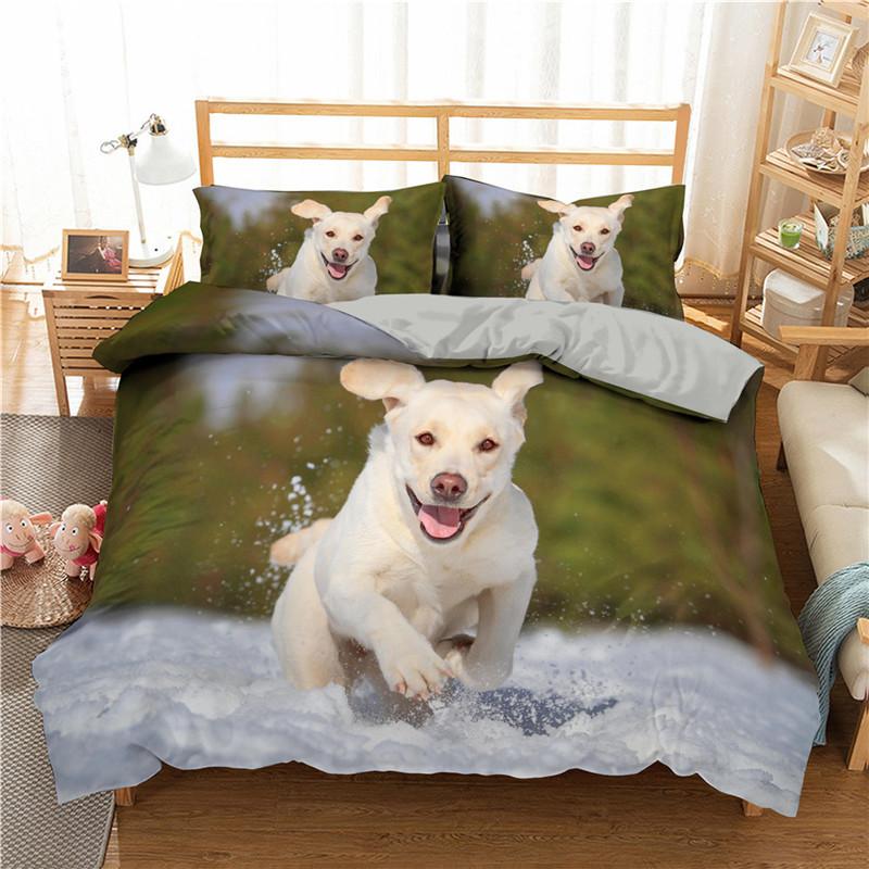 

Yellow Wool Pet Dog Dekbedovertrek Duvet Cover Dachshunds French Dog Quilt Cover For teen, single,double Bed Spread Set Complete EU single(135x200cm)