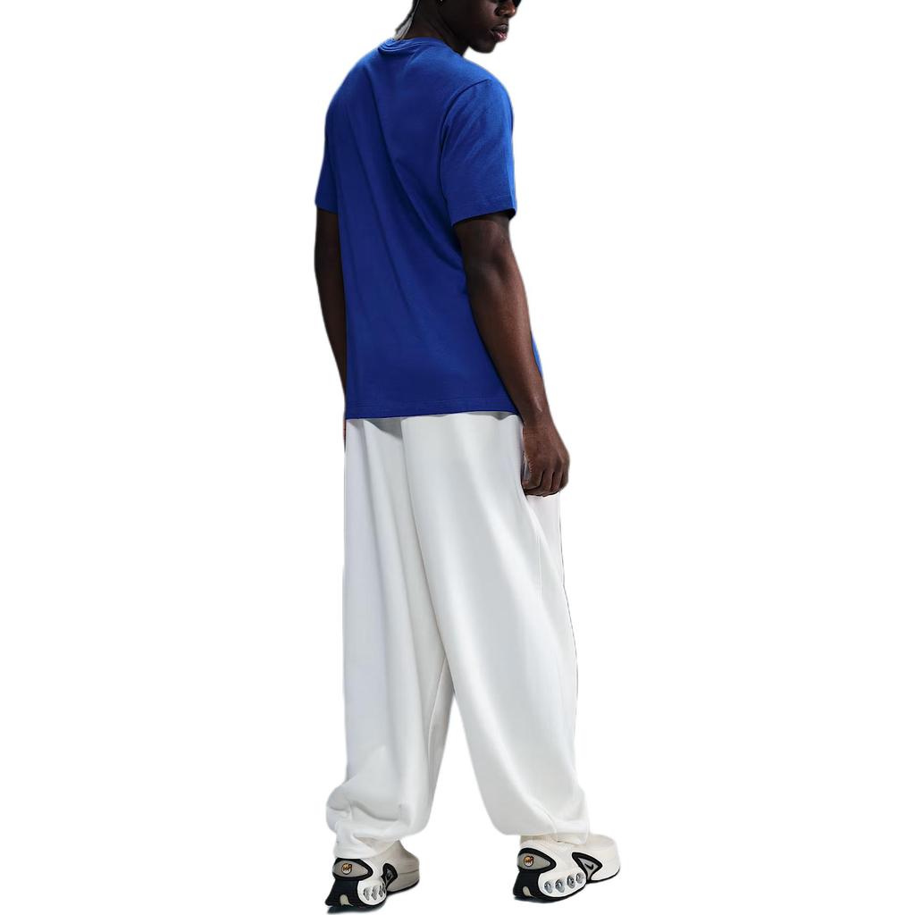 Nike Logo Crew Neck Short Sleeve T-Shirt Men tops Royal-Blue HQ8395-495