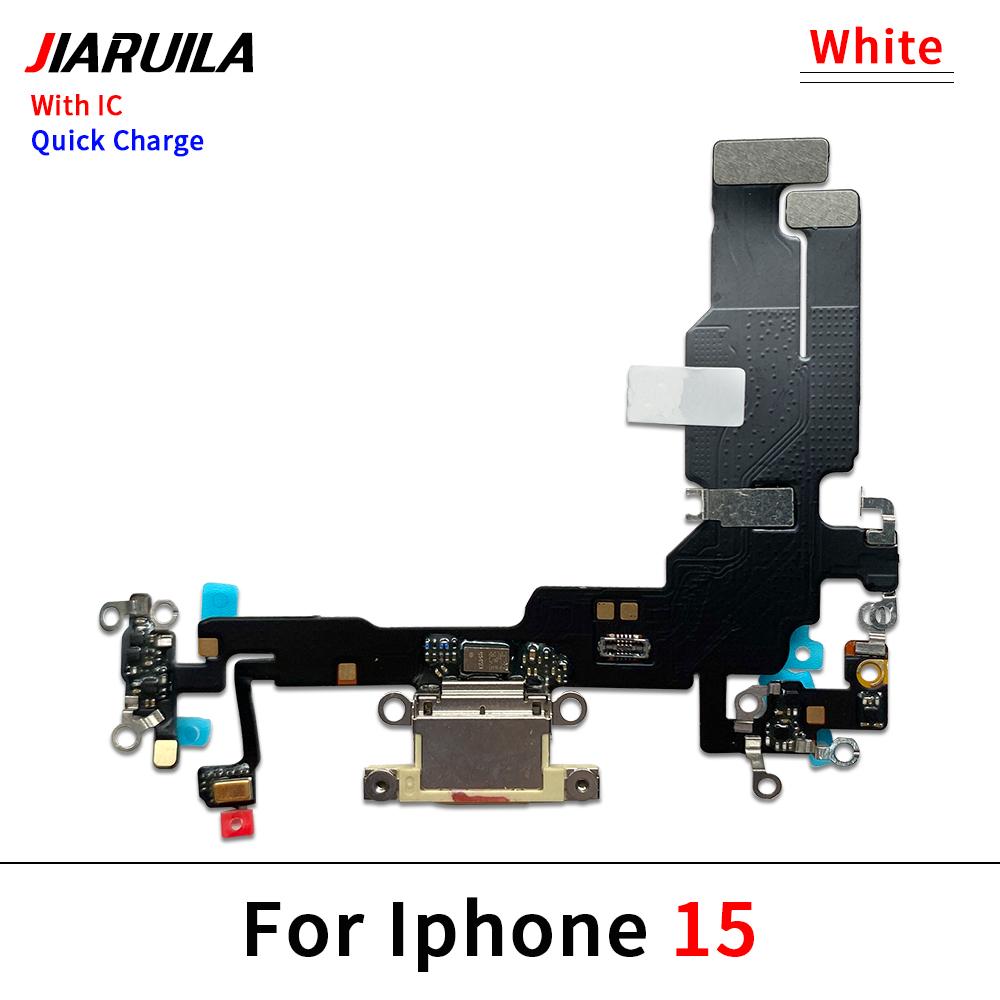 NEW USB Charger Charging Port Dock Connector Microphone Board Flex Cable For iPhone 15 / 15 Plus / 15 Pro