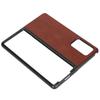 Leather Case Cover for Samsung Galaxy Z Fold 2 Shockproof Phone Protective Cover ShellBrown