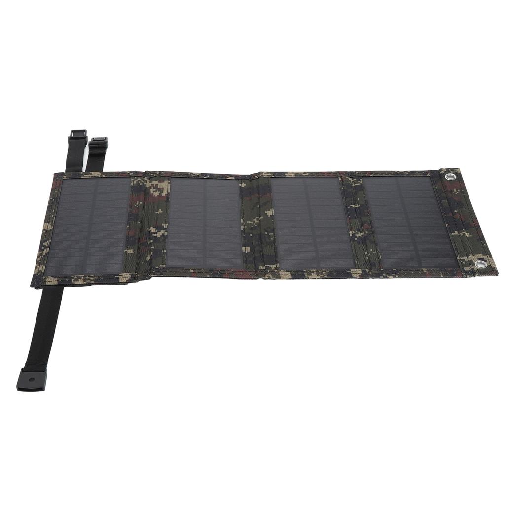 10W Foldable Solar Panel USB Output Foldable Solar Energy Board Phone Laptop Camera Charger for Outdoor Hiking Camping