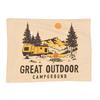 Camping Lake Graphic Blanket Flannel Throw for Home Sofa Bedspread xcm