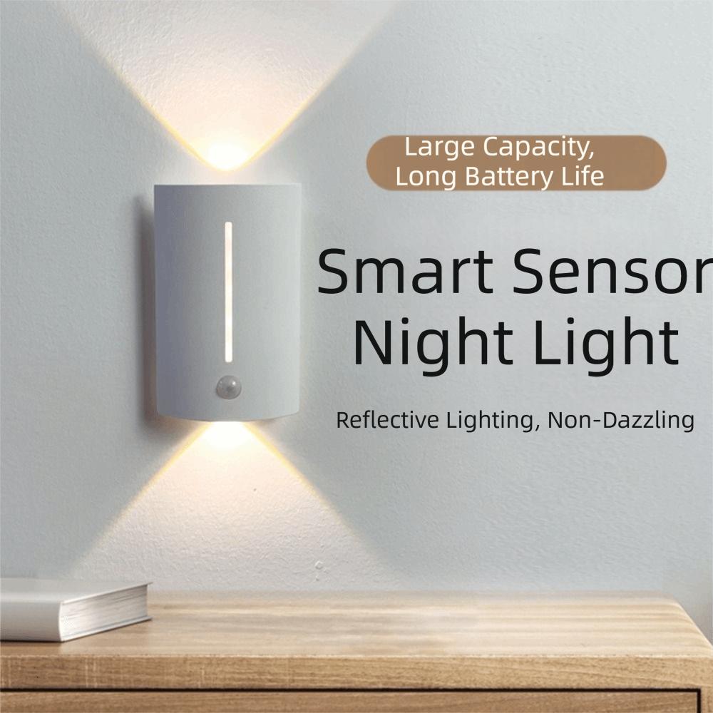 Eye Friendly Motion Sensor Night Light Soft Lights 3 Colors LED Wall Sconce Adjustable Linkage Magnetic Wall Lamp Bathroom