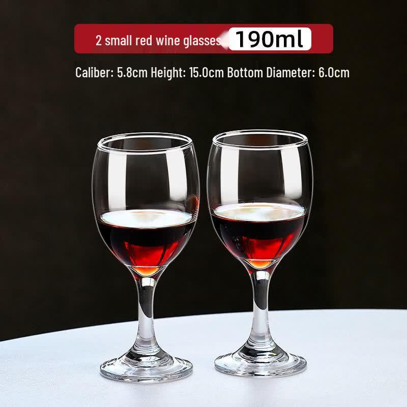 Sevenwei European Style Thickened Glass Stemmed Wine/Baijiu Goblet