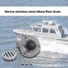 Corrosion Resistant Ship Drainage System 38mm Curved Pipe Smooth Surfaces Easy Installation Marine Motorhome Compatible